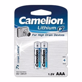 Camelion L92/AAA litiumbatterier (2 st)